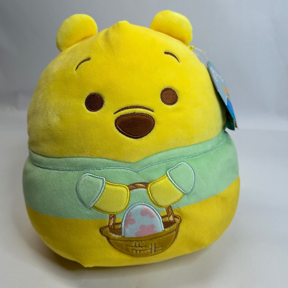Disney Winnie the Pooh‎ Easter Squishmallow 8 Inch Kellytoy 2022 Plush NEW Tags